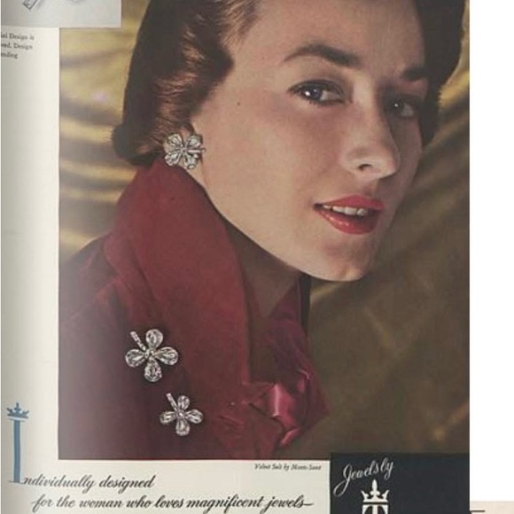 Trifari “Fabulous Clover” Brooch and Clip on earrings